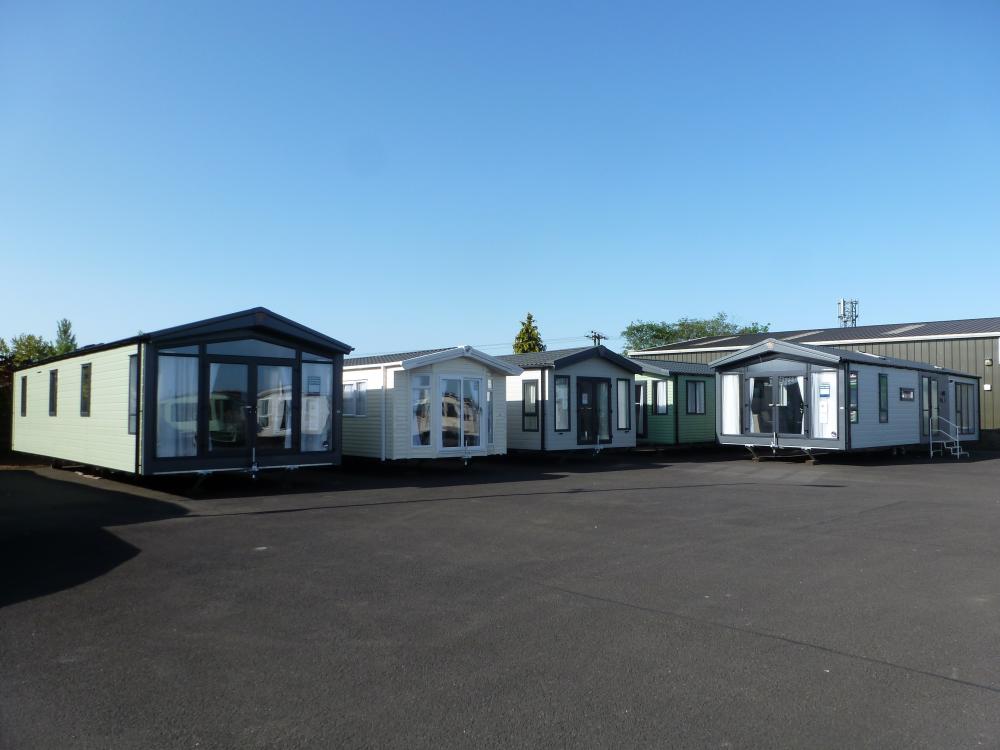 Large selection of New holiday homes and Lodges in stock.